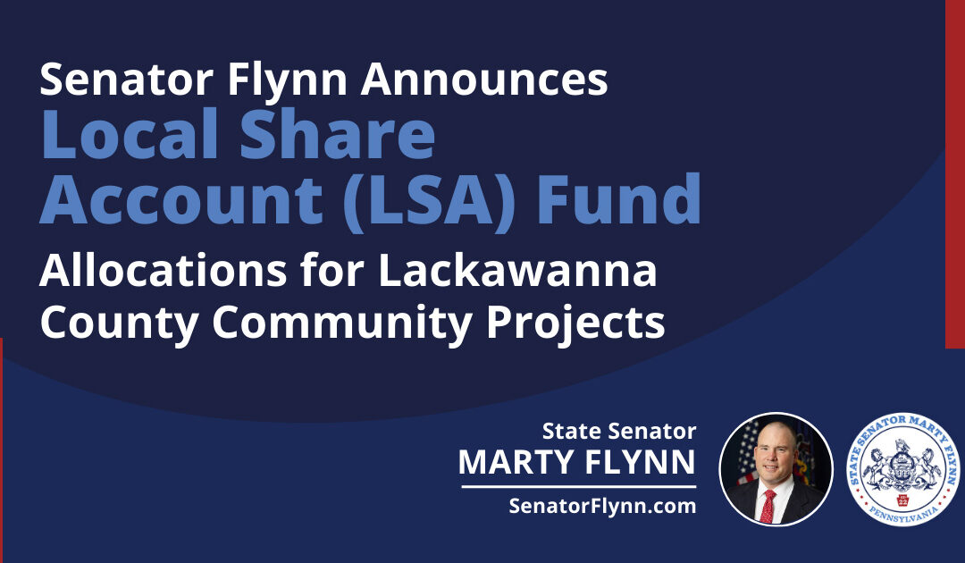 Senator Flynn, Rep. Bridget Kosierowski, Rep. Kyle Donahue, Rep. Jim Haddock, and Rep. Kyle Mullins Announce LSA Fund allocations for Community Projects